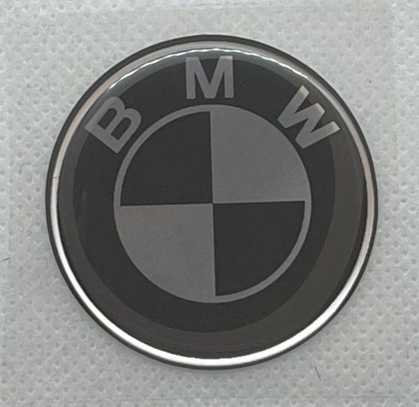 3D BMW logo (Silver black/blue)