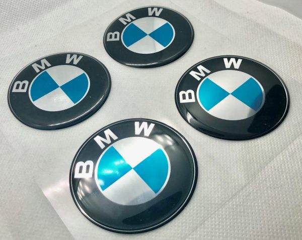 3D BMW logo (Silver black/blue)