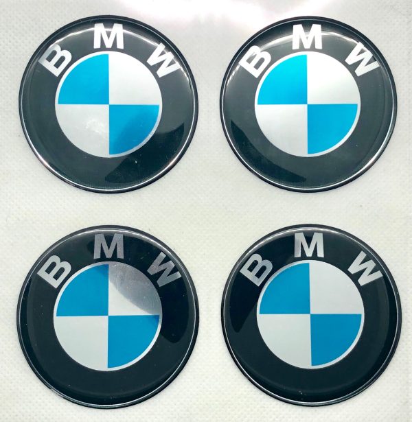 3D BMW logo (Silver black/blue)