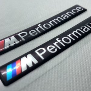3D BMW M Performance logo sticker