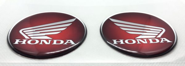 3D Honda Wings emblem sticker