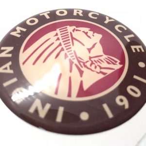 3D Indian Motorcycle logo (Brown red)