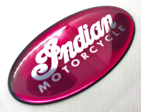 3D Indian Motorcycle logo (Silver black or red)