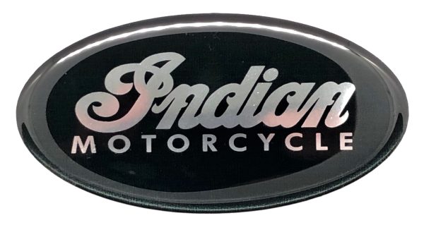 3D Indian Motorcycle logo (Silver black or red)