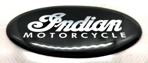 3D Indian Motorcycle logo (Silver black or red)