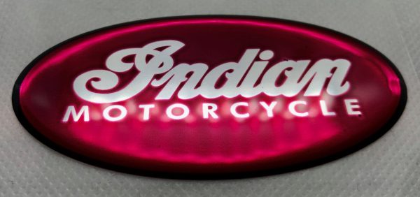 3D Indian Motorcycle logo (Silver black or red)