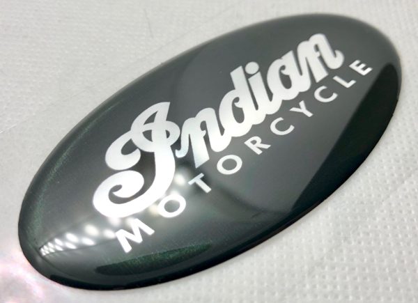 3D Indian Motorcycle logo (Silver black or red)