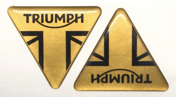 3D Triumph logo (Gold black)