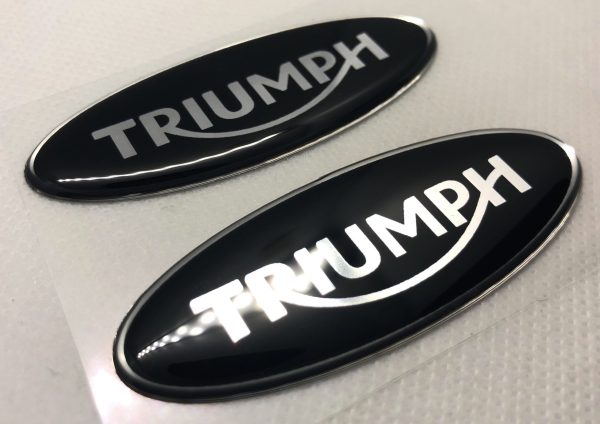 3D Triumph logo sticker