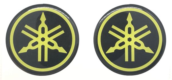 3D Yamaha Roundal logo (Black yellow)