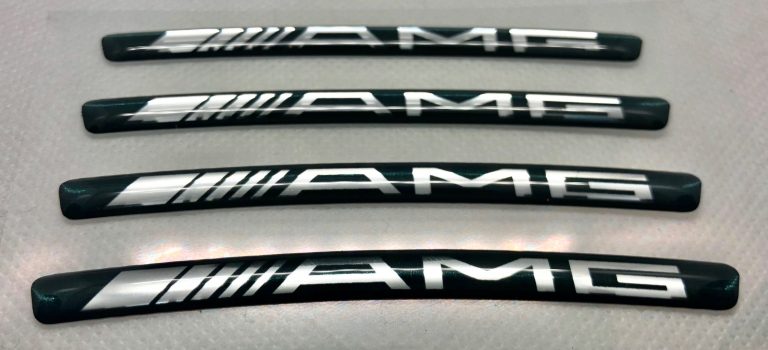 AMG Performance Rims 3D Domed Gel Stickers | 20