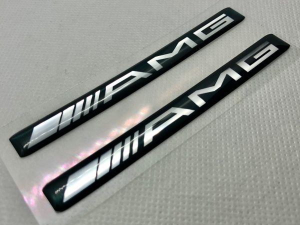 AMG 3D sticker (Silver black)