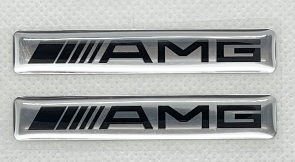 AMG 3D sticker (Silver black)