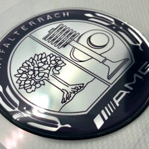AMG Affalterbach  3D sticker (Silver black)