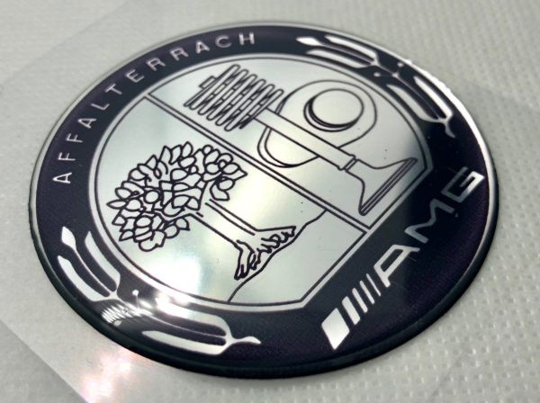 AMG Affalterbach  3D sticker (Silver black)