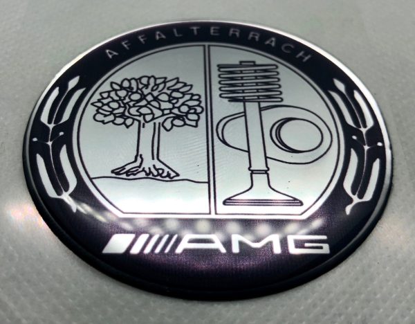 AMG Affalterbach  3D sticker (Silver black)