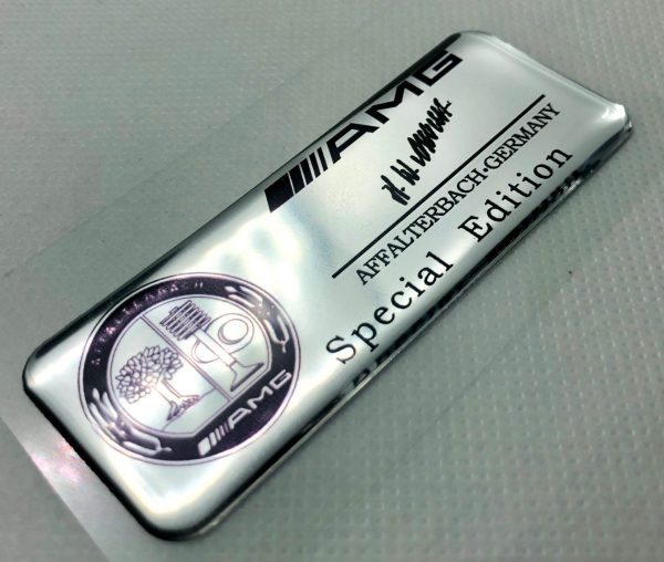 AMG special 3D sticker (Silver black)