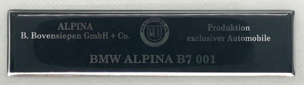 3D BMW Alpina B7 001 logo sticker