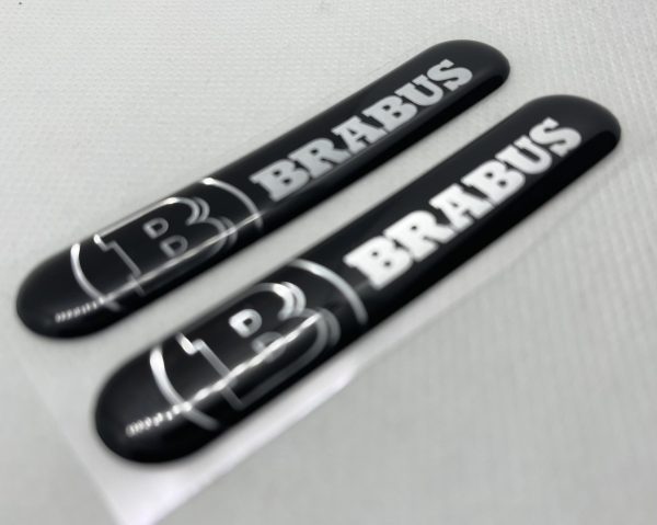 Brabus  3D sticker (Silver black)