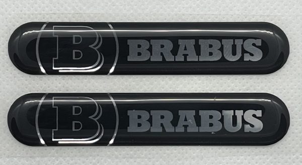 Brabus  3D sticker (Silver black)