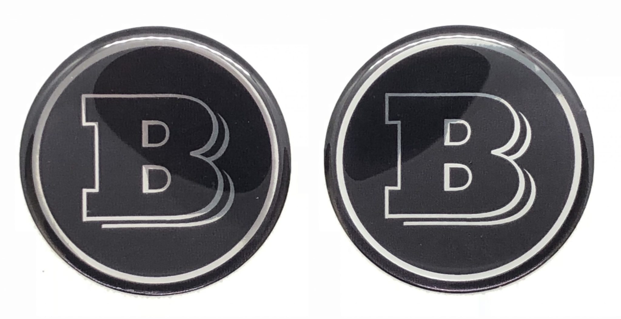 Brabus  3D sticker (Silver black)