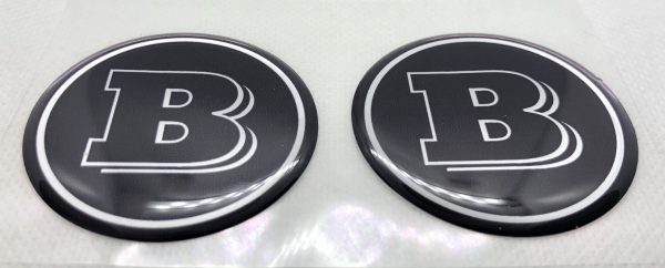 Brabus  3D sticker (Silver black)