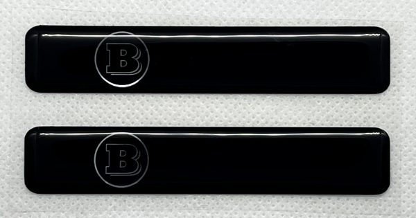 Brabus 3D sticker (Silver black)