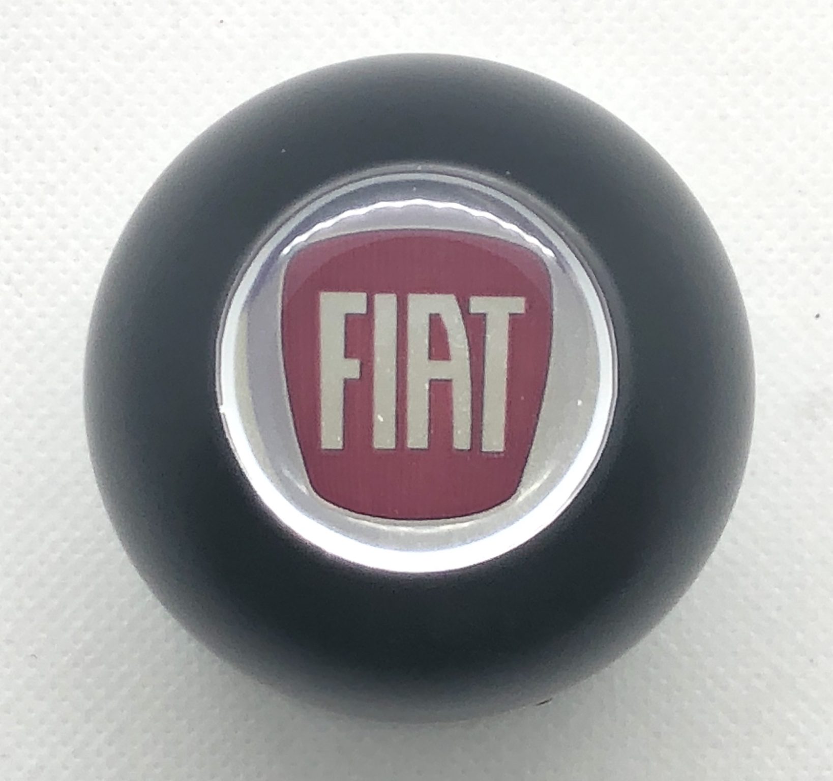 Fiat Logo 3D Domed Tow Bar Cap - Red Reflective | Bosal Trailer Hitch ...